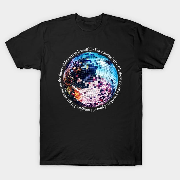 Mirrorball T-Shirt by sparkling-in-silence